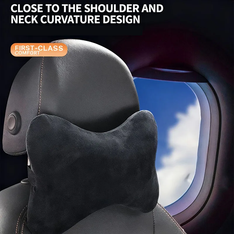 Simple car headrest,plush neck headrest,car accessories,for Chery Omoda 5 Jaecoo J7 Tiggo 7 8 Omoda E5 C5 EV view 5