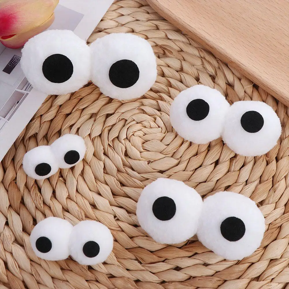 Mini Crafts Round Doll‘s Eyes DIY Soft DIY Plush Doll Access Lovely Toys Eyeball Doll Accessories Jewelry Accessories