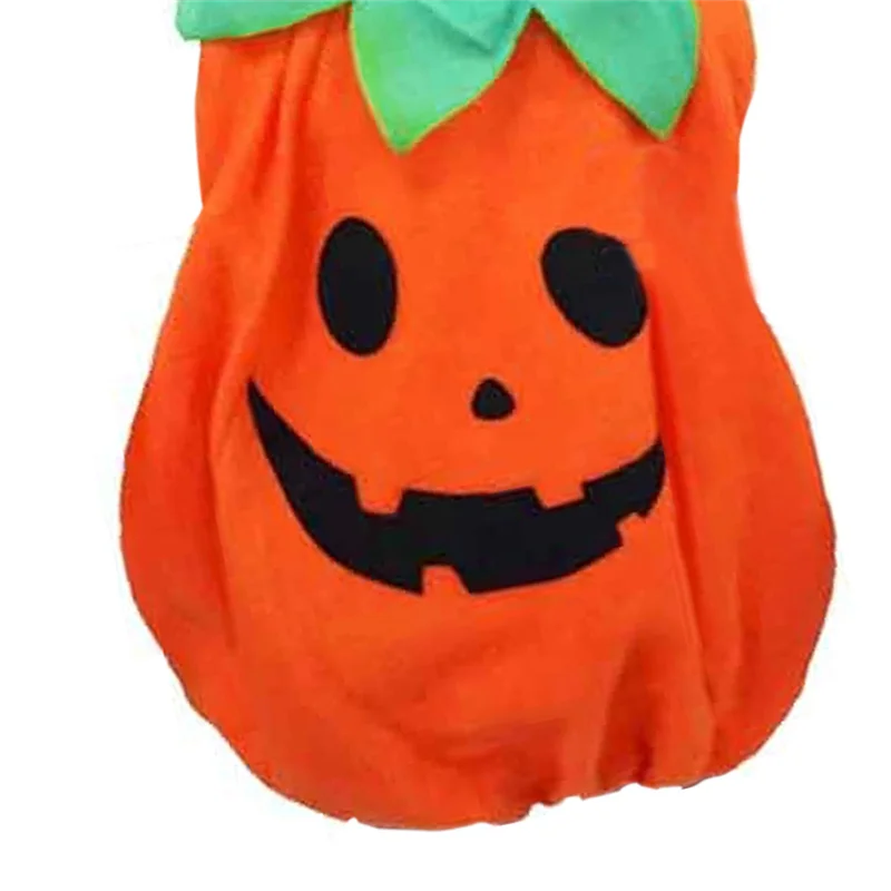 Novità per il 2023 bambini bambini costume di Halloween zucca vestire divertenti costumi da festa cosplay bambino senza maniche