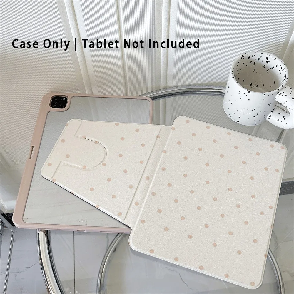 

360 ° Rotating Foldable Case to Easily Protect Your Pad: Compatible with iPad Air 6,Air 5,4,10,2024,air m3/a16 2025