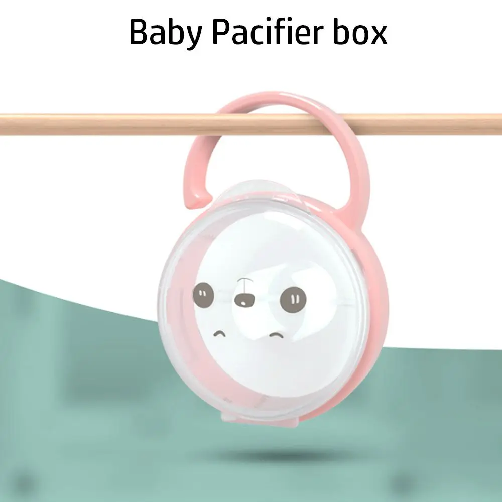 

Durable Outdoor Travel Dust-proof Infant Supplies Soother Container Nipple Storage Case Baby Pacifier Box