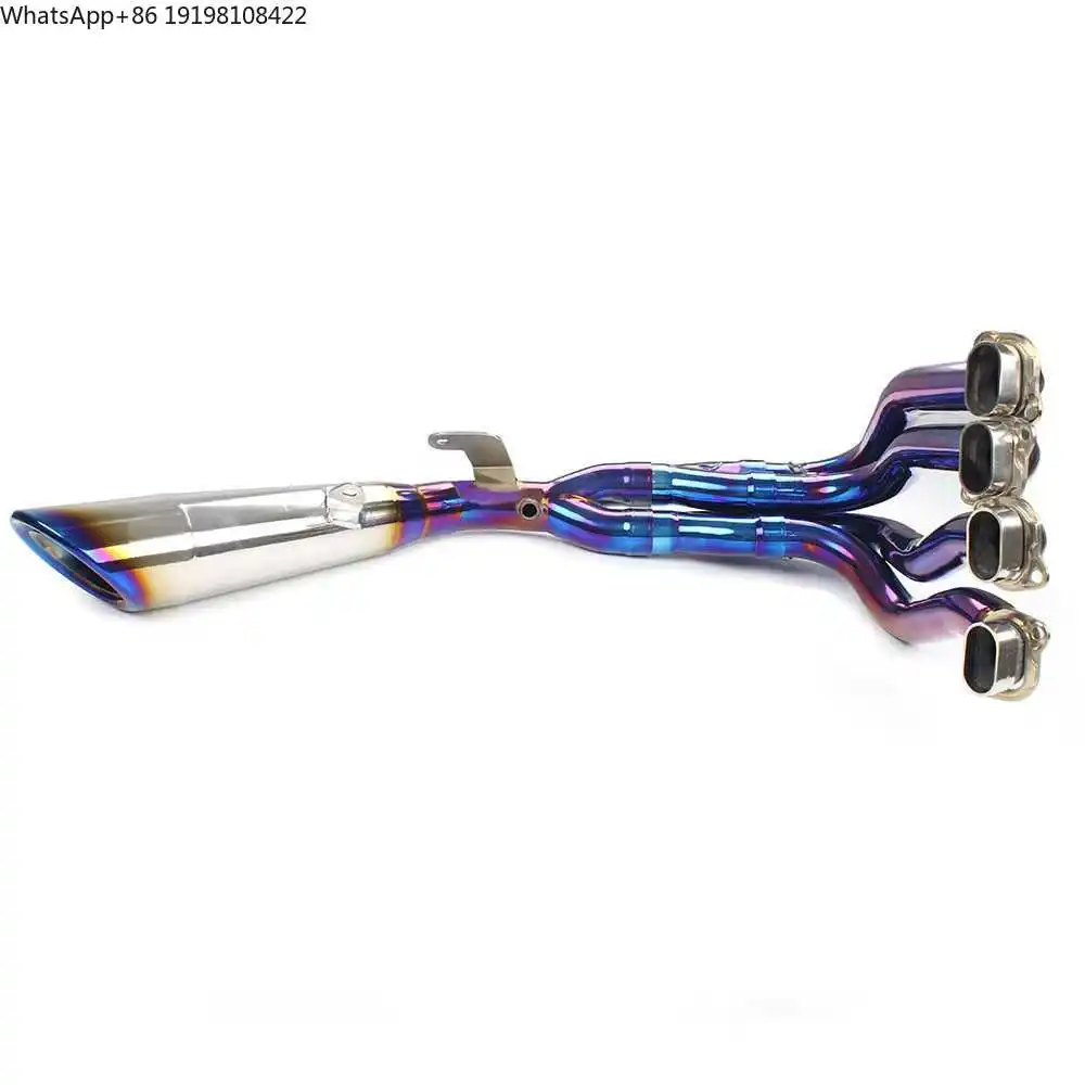 

Комплект выхлопной системы для мотоцикла Kawasaki H2 2018 года, титановый глушитель, выхлопная труба