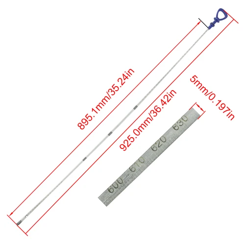 Imagen 2 del producto Varilla de nivel de aceite de motor de coche, herramienta de nivel de aceite para Mercedes Benz Clase C E S CLK SLK AMG C32 C320 C55 CLK55 CLK500 SL55