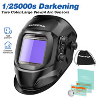 ARCCAPTAIN Welding Helmet Auto Darkening Welding Mask 4 Sensors Solar Cell Powered For TIG MIG ARC Welder сварочная маска