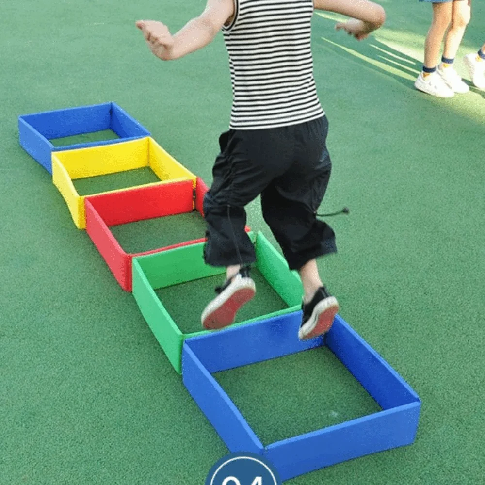 

Folding Jumping Lattice Hole Sports Exercise Early Education Hopscotch Hole Drill Hole Fun Games Physical Training Props