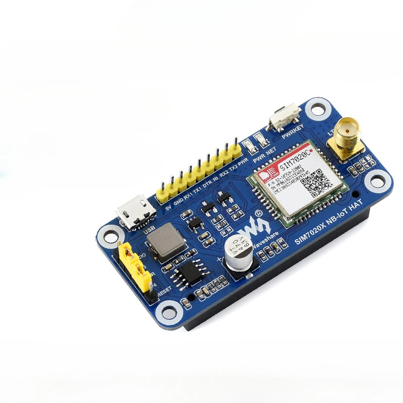 SIM7020C NB-IoT Expansion Board, Full Network Communication Module, Supports Raspberry Pi 4 Send NB Card