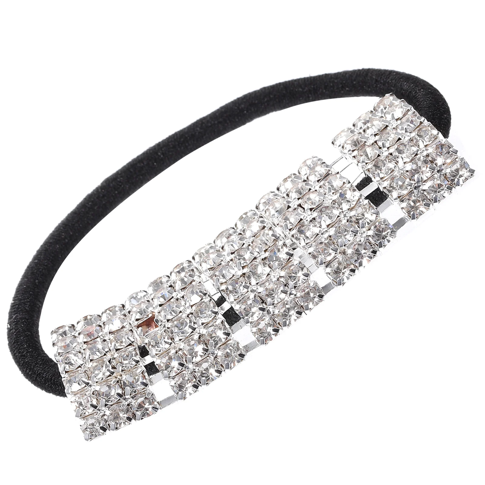 

Decorative Ponytail Holders Hair Accessories for Girls Rhinestone Tie Rhinestones