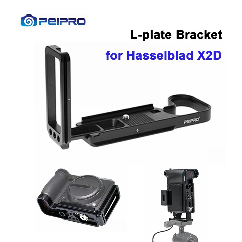 

PEIPRO X2D Quick Release L-plate Bracket Alloy Aluminum Camera Hand Grip for Hasselblad X2D Camera