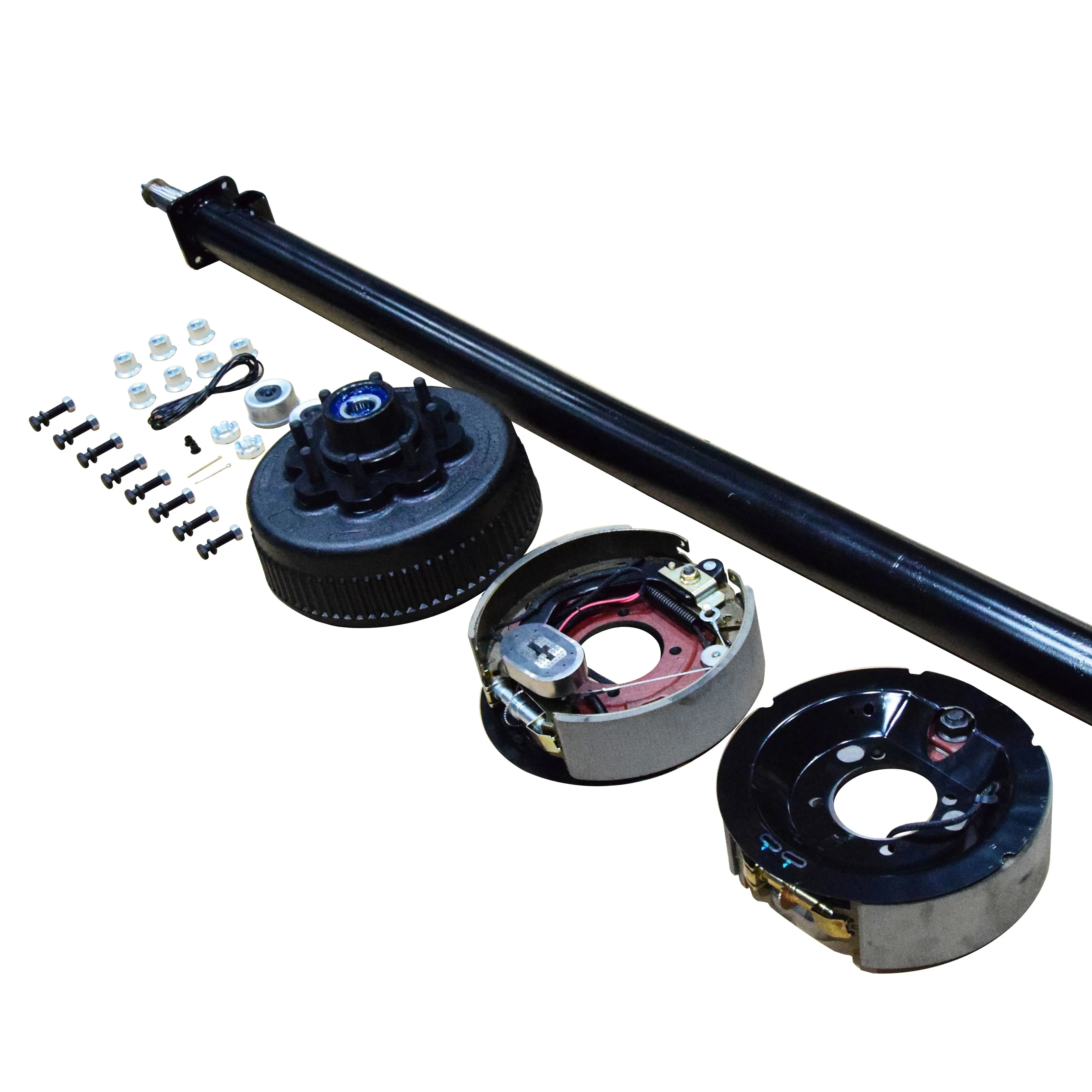 

Trailer Axle 7K 8K Electric Brake Axle For Rv Trailer Use Straight Axle 12.25 Inch