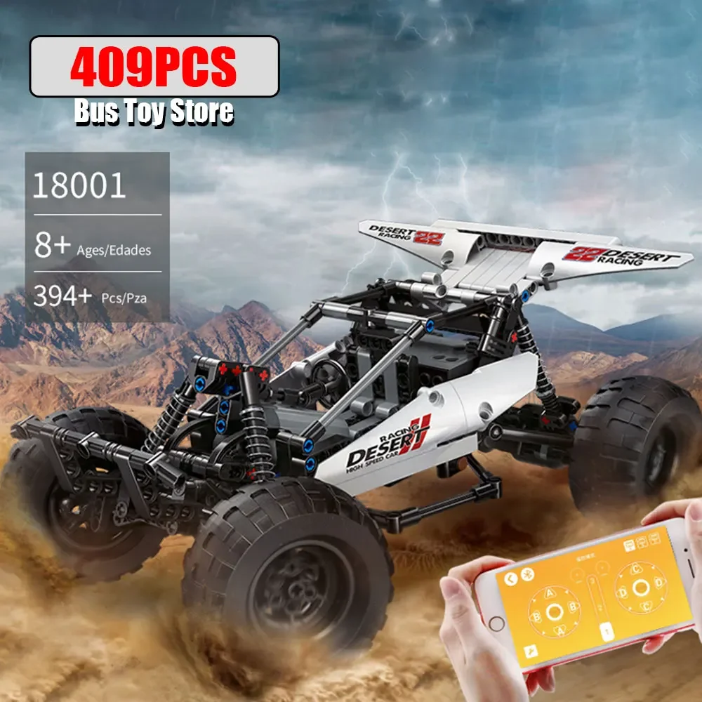

Buggy Desert Car Technical Remote Control Moter Power Bricks Racing Climbing Truck Building Blocks DIY Toys for Boys Gift Set