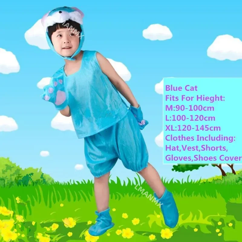 Cute Multiple Animal Costume Children Kids Boys Girls Summer Short Cosplay Costumes  Carnival Party Dress Halloween