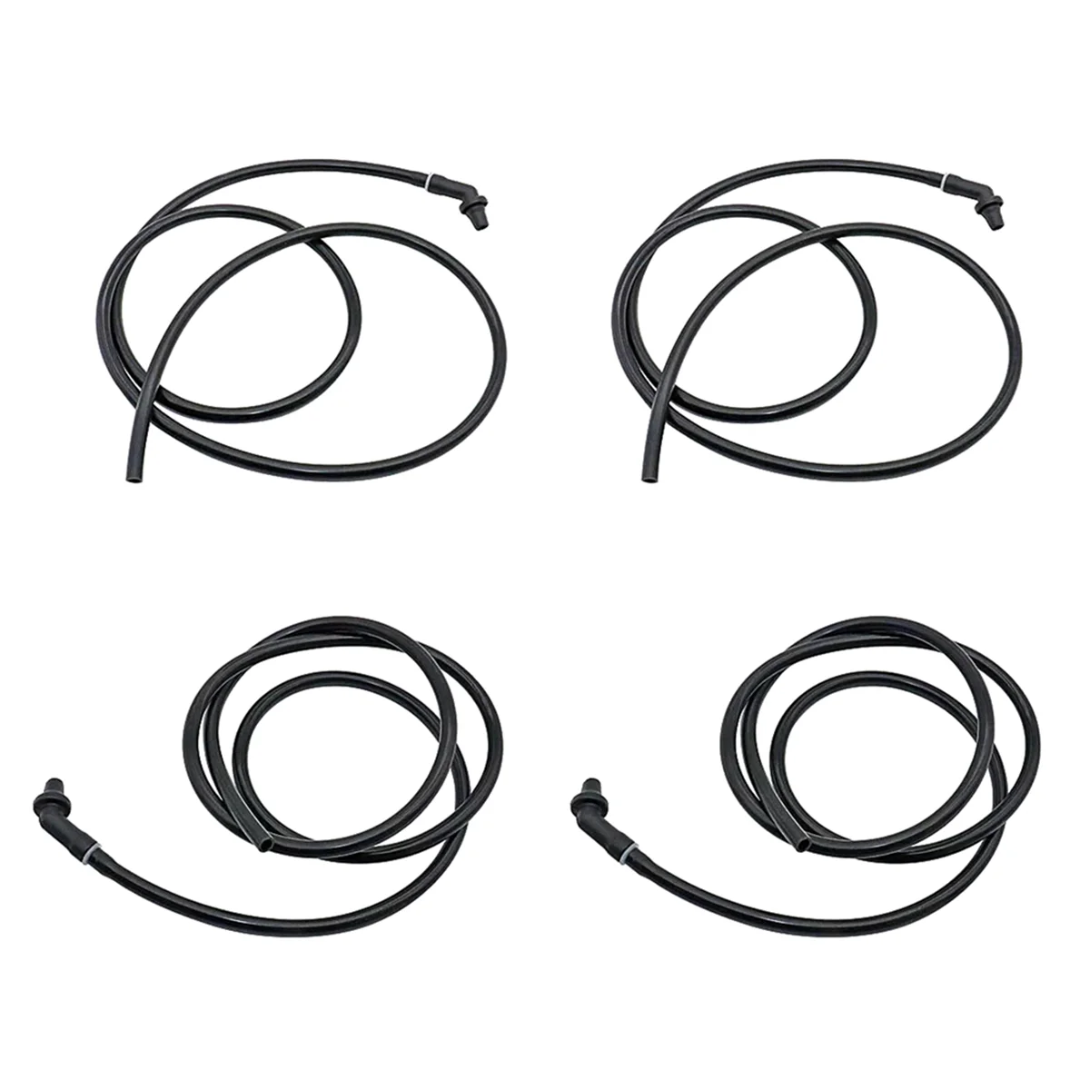 

4Pcs Car Sunroof Drain Tube Hose Pipe Front & Rear Fits for Land LR3 LR4 EEH500100 EEH500110