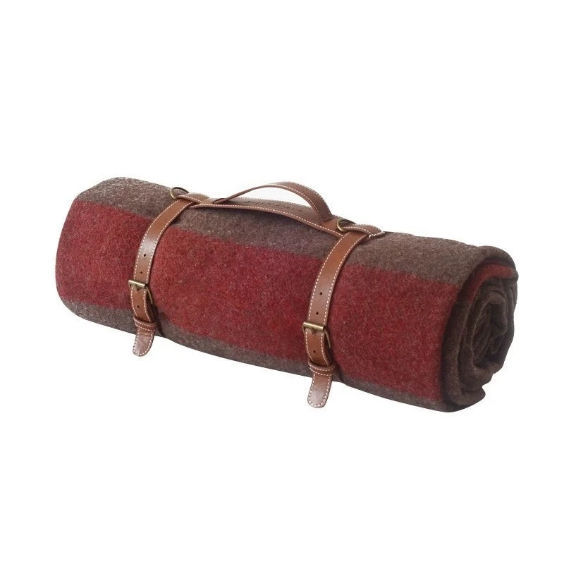 Pure wool blanket outdoor spring camping warm retro  portable car tent camping blanket