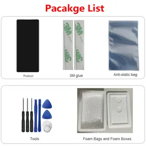 شاشة LCD تعمل باللمس لموتورولا موتو G24 باور ، 6.56 بوصة ، حامل محول الأرقام ، مع إطار أفضل 6 مبيعات موتورولا لوحة الهاتف الخليوي - No3