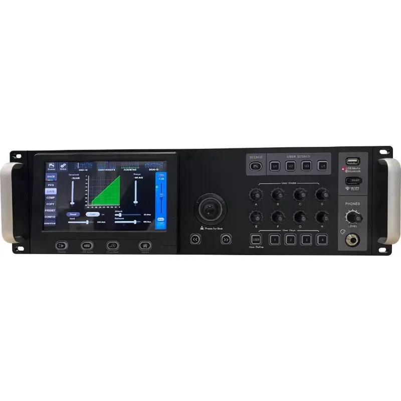 MQ-22R OEM Heißer Verkauf Hersteller Rack Professionelle Audio 22 Kanäle Touchscreen Digital 19 zoll Rack Mixer