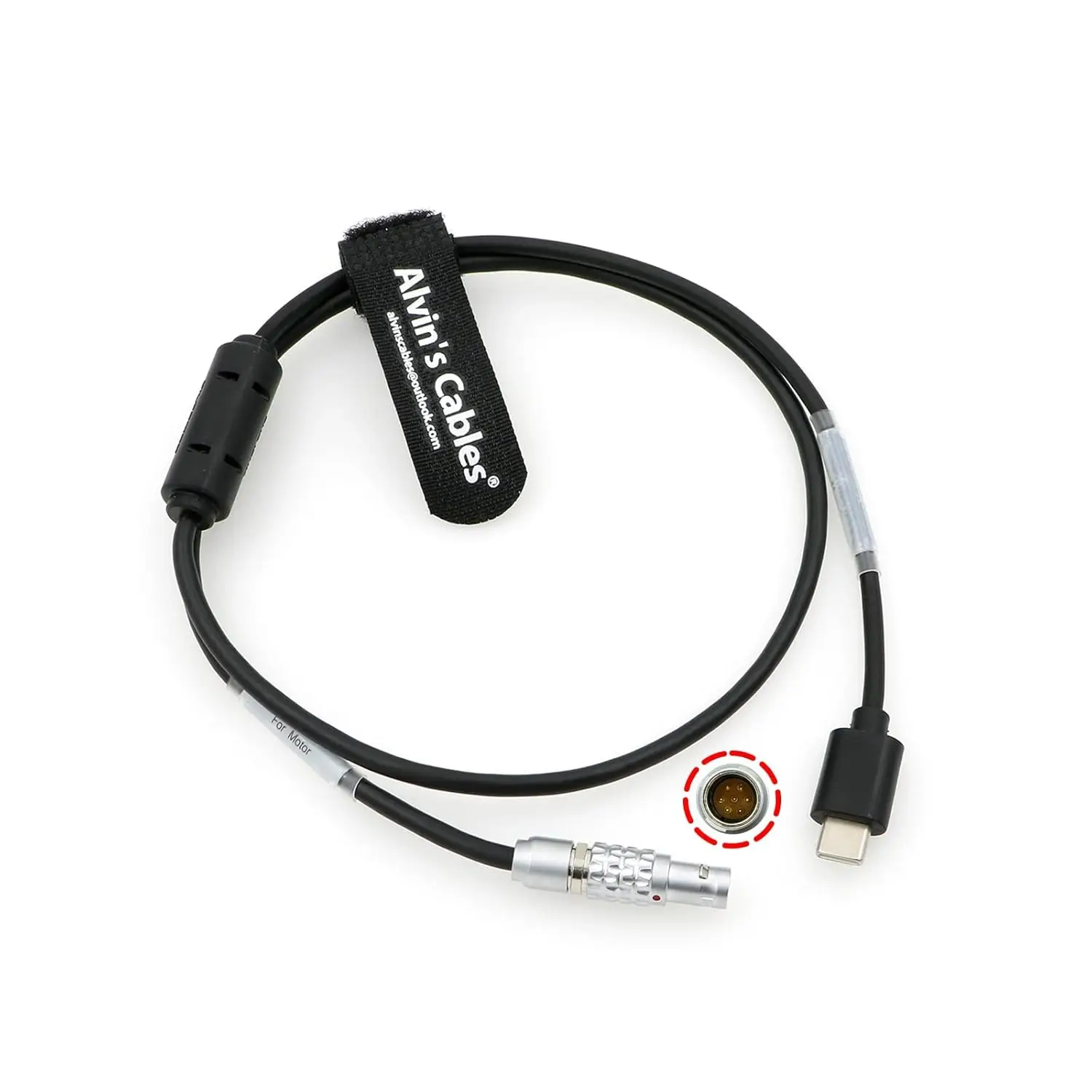 

Alvin's Cables Nucleus-M Run-Stop Cable for Tilta BMPCC-4K 7 Pin Male to USB-C Type-C RS Cable for Cinema Camera 65cm|25.6inches