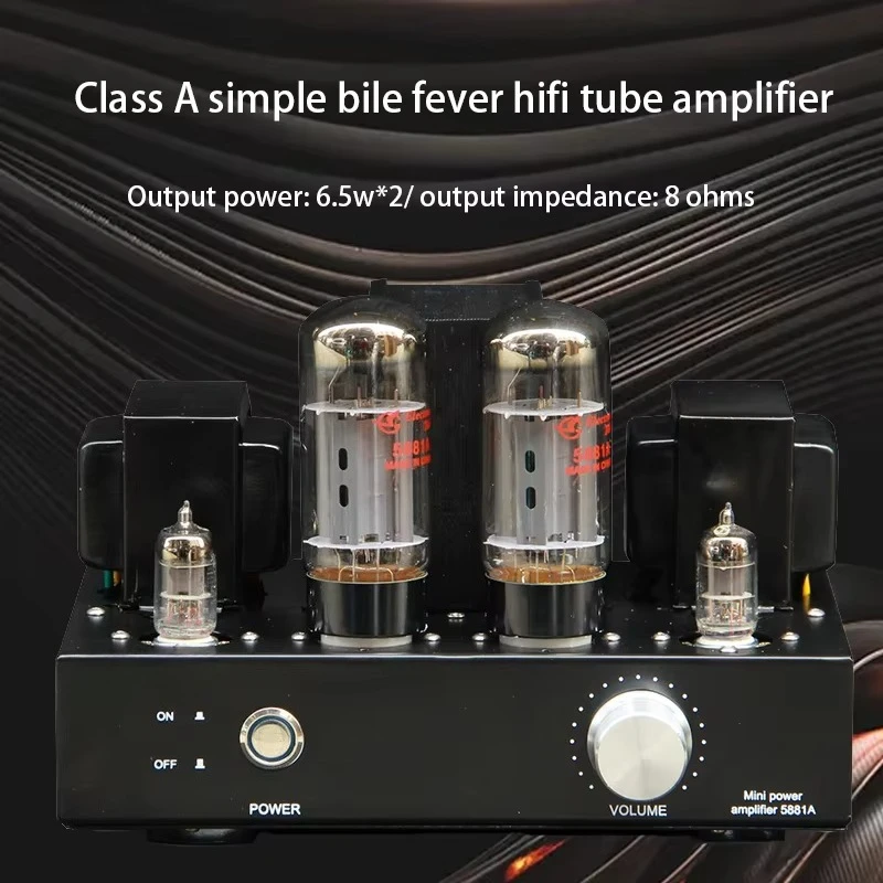 220V 6.5w*2 Home Audio Tube Amplifier Single-ended Class a Pure Electronic Tube Amp Fever Hifi Speaker Tube Sound Amplifiers