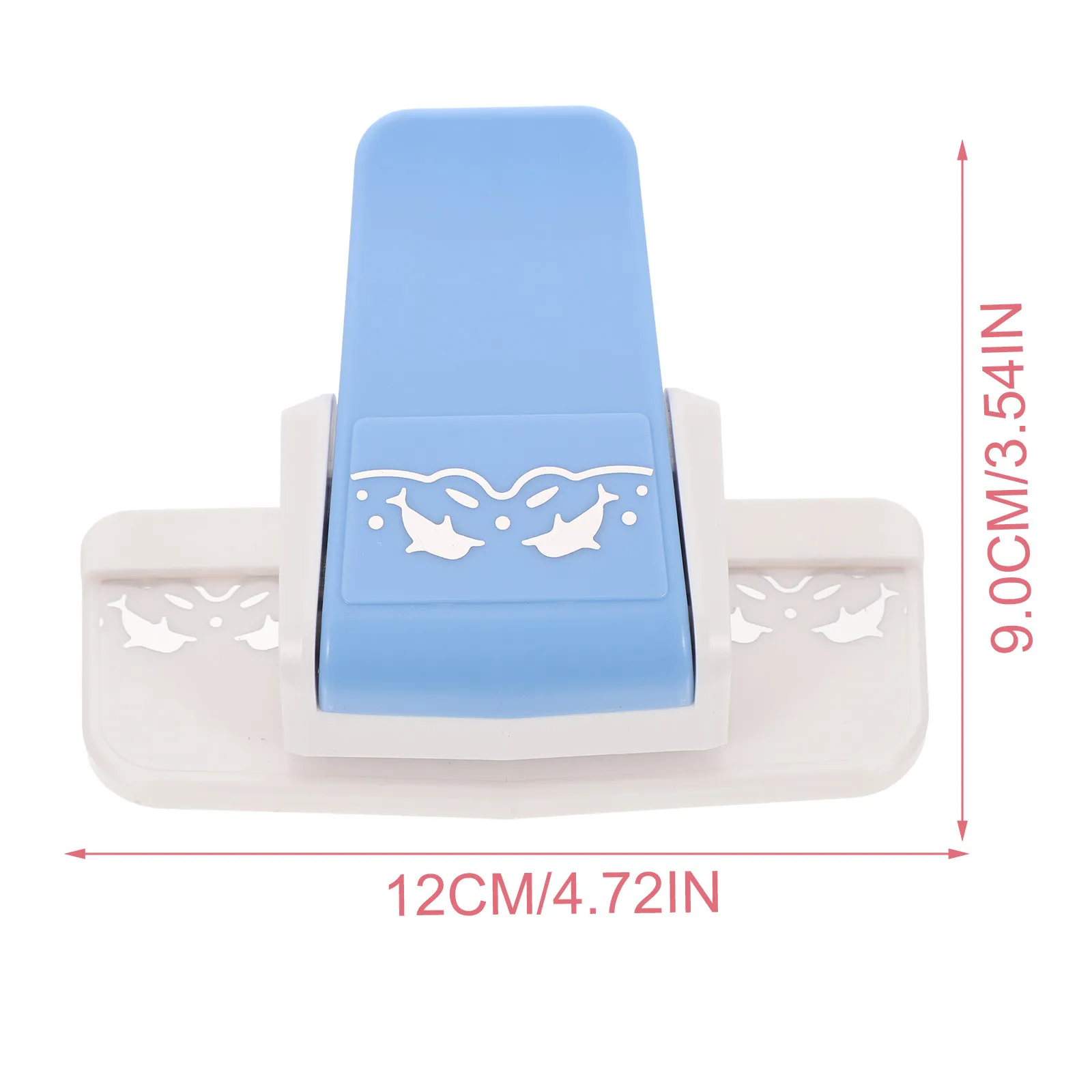 Paper Puncher Kids DIY Craft Punch Reusable Alloy Plastic Tool for Greeting Cards Scrapbooking Paper Craft Supplies