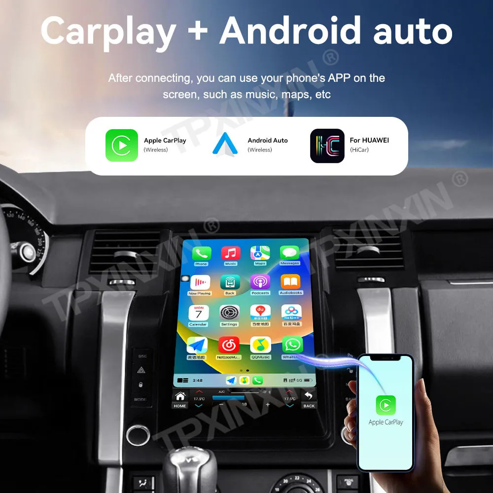 

Auto Android 14.0 Stereo Multimedia Player For Range Rover Sport 2005-2009 Carplay Car Radio Navigation Recorder Head Unit DSP