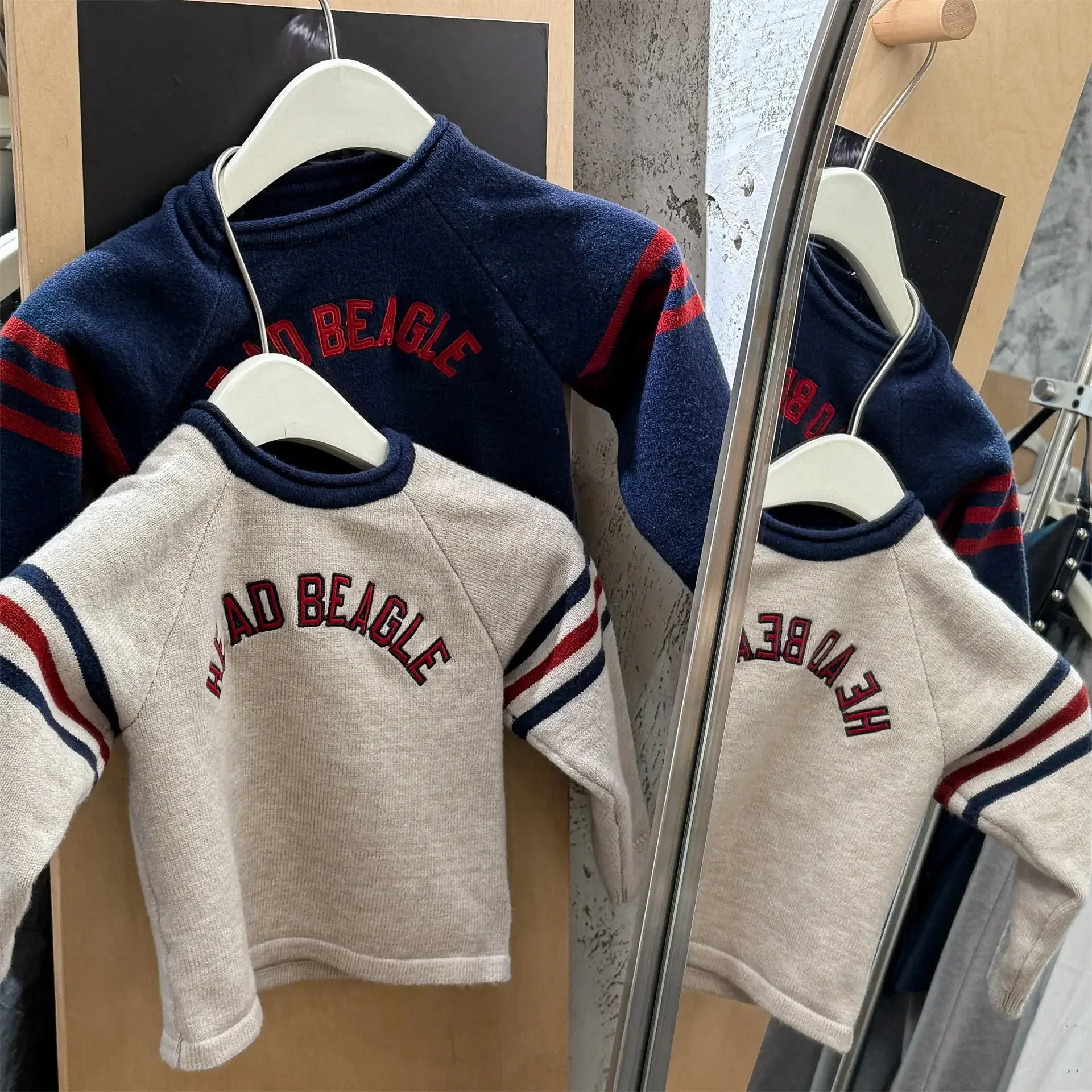 

1-6Y Kids Knitted Sweater 2025 New Arrival Embroidery Letter Pullover Casual Long Sleeve Top Boys Girls Soft Knit Jumper Outfit