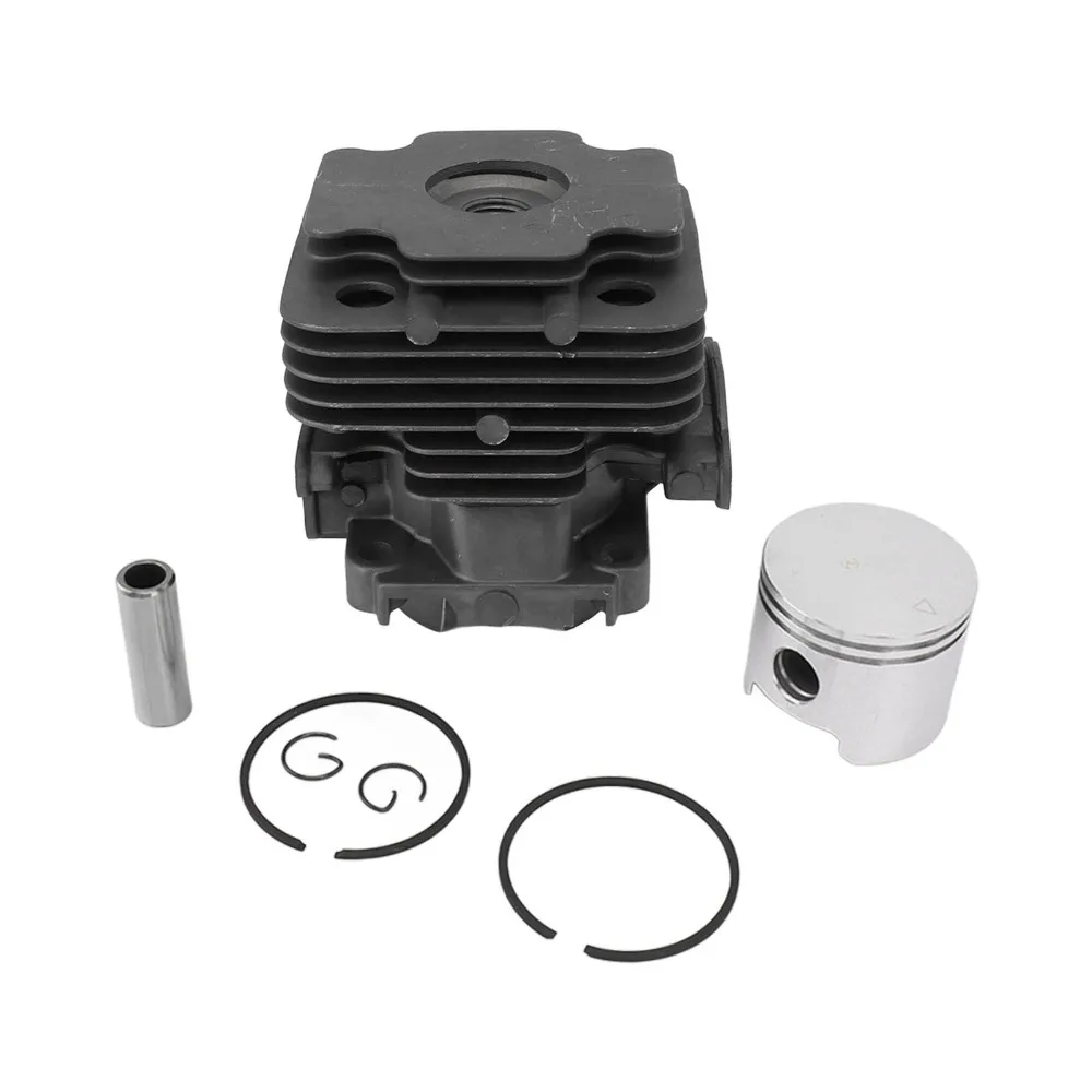 Grey Cylinder Piston Kit Compact Metal Chainsaw Cylinder Piston Easy to Install for 753 753T for EFCO 8530
