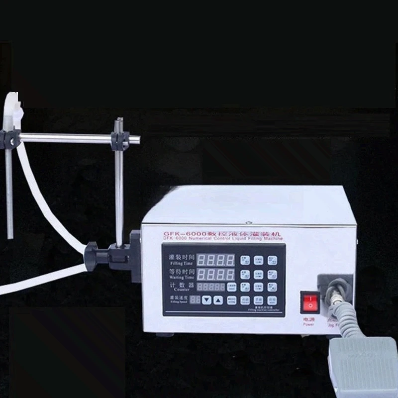 Drip Free Design Automatic Small Bottle Filler Stainless Steel Digital Control Liquid Filling Machine with  LCD Touch Screen