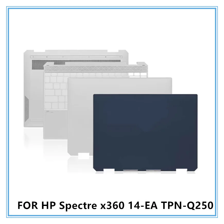 

New Original Blue Palmrest JP/Latin QWERTY Keyboard With Backlit For HP Spectre x360 14-EA TPN-Q250 German Keyboard Layout