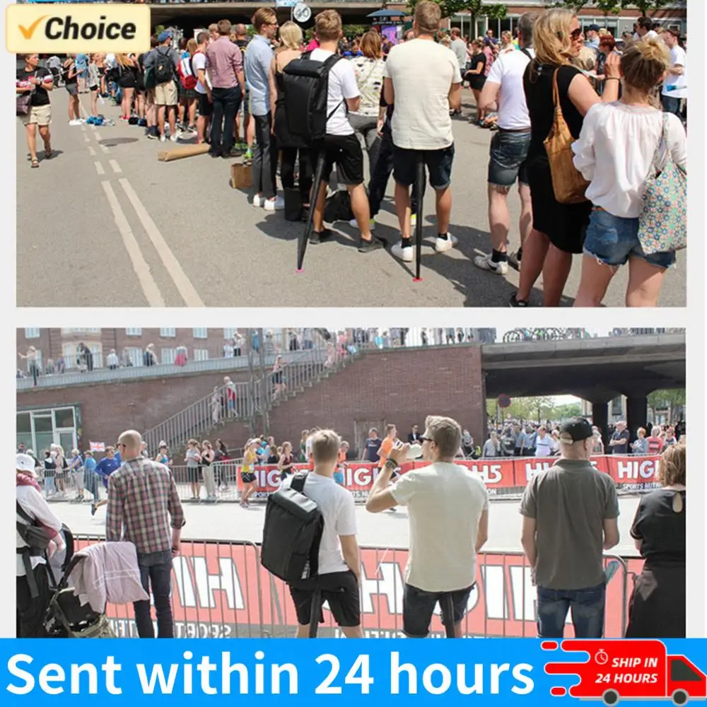 

Портативный складной стул-трансформер: регулируемый, телескопический, для метро, компактный, для очереди