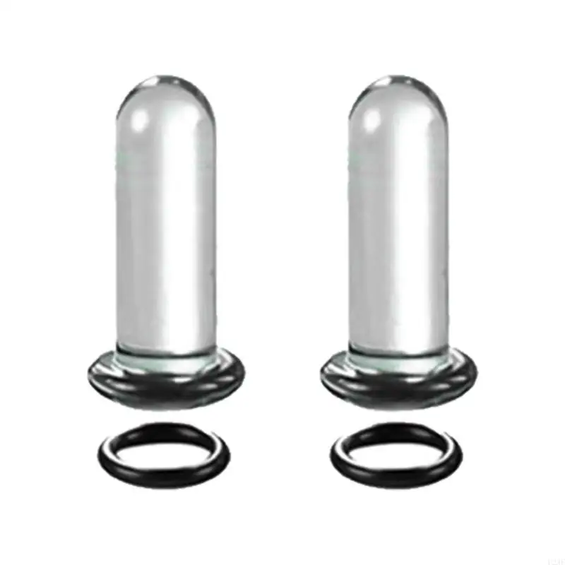 Stabiles Glasohr -Dehnungs -Set -Stecker für Ohrenmessgeräte mit einzelnen -Expander -Schmuck für Körperpiercing – Detail 5
