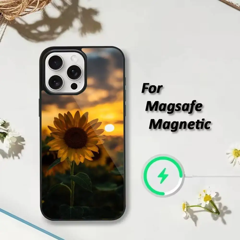 حافظة هاتف جميلة على شكل حرف S لهاتف iPhone 17,16,15,14,13,12,Plus,Pro,Max لشحن Magsafe اللاسلكي المغناطيسي