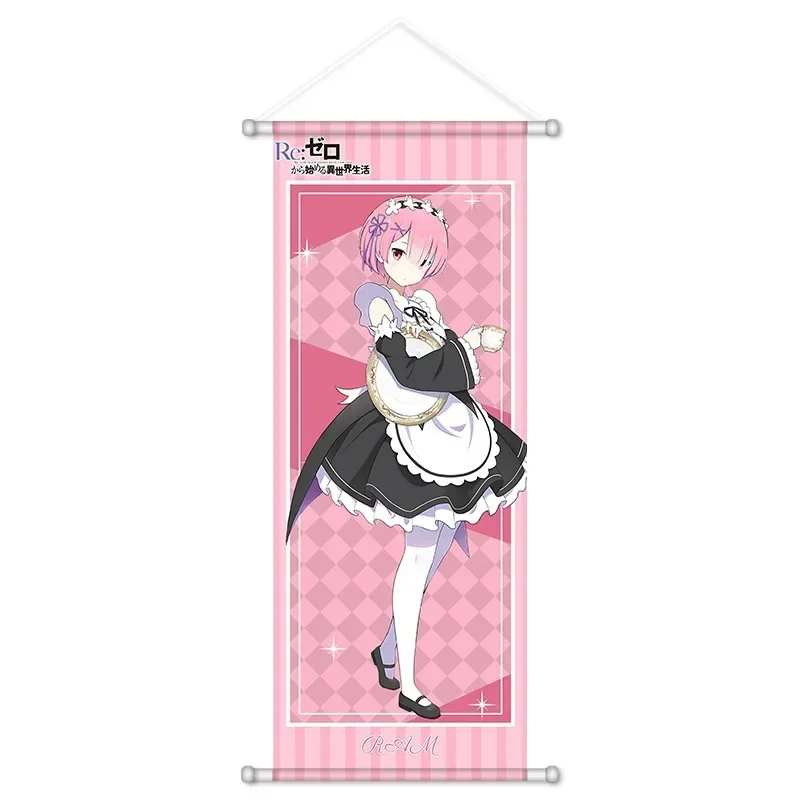 Anime Re:Life in A Different World From Zero Rem Ram Emilia Beatrice Posters Canvas Wall Art Pictures Decor Birthday Gift view 3
