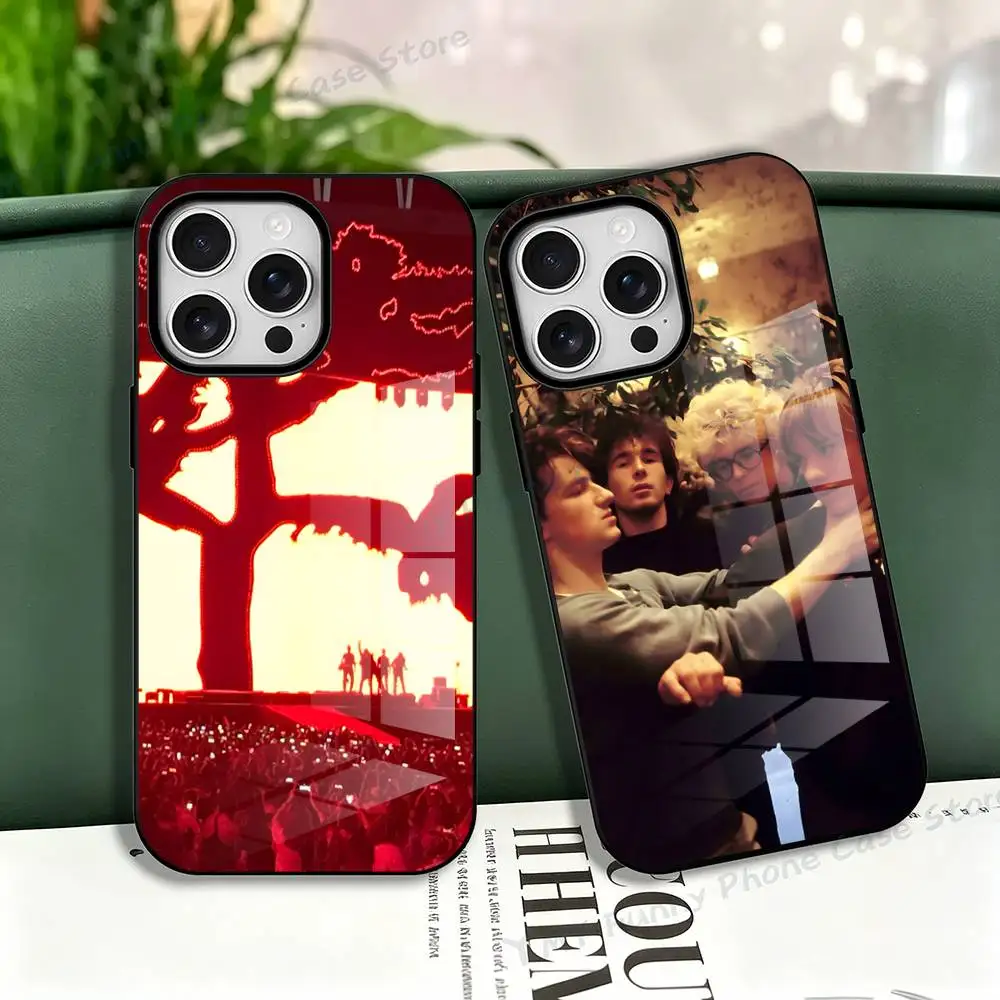 Rock Band U2 Silicone Soft Case For iPhone 17,16,15,14,13,12,11 Pro Max For Magnetic Shell Frosted Cover