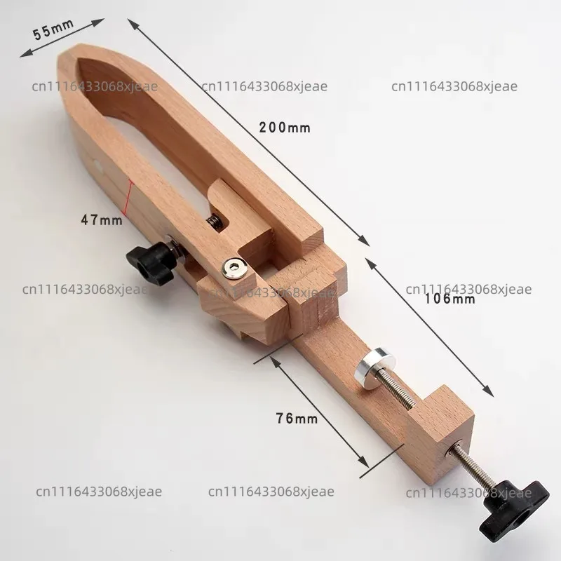 Leather Tools Hand DIY Hand Sewn Wood Clip Adjustable Foldable Clamp Tabletop Leather Stitch Holder