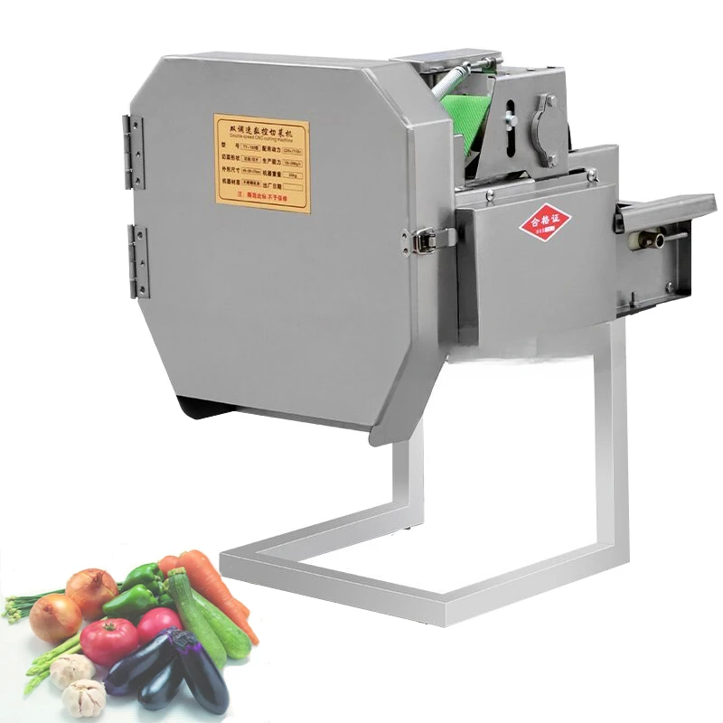 Electric Food Vegetable Cutting Machine Cabbage Pepper Leek Celery Green Onion Cutting Machine