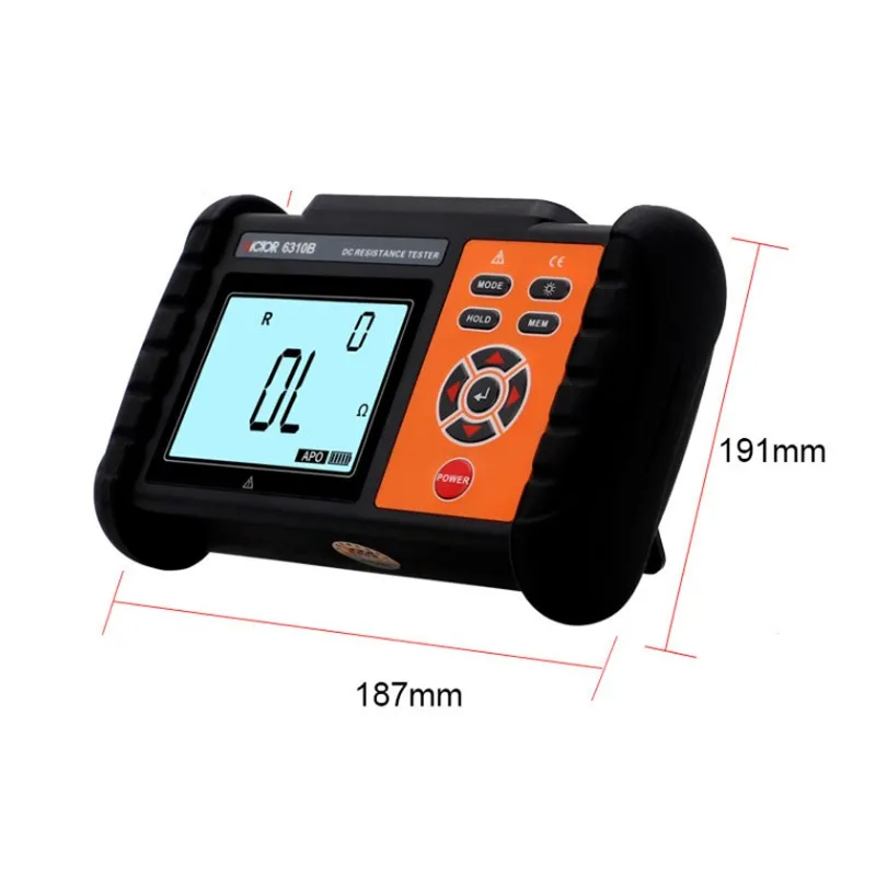 VC6310A/B DC Low Resistance Tester Milliohm Meter Ohmmeter Microohmmeter Micro Resistance Tester