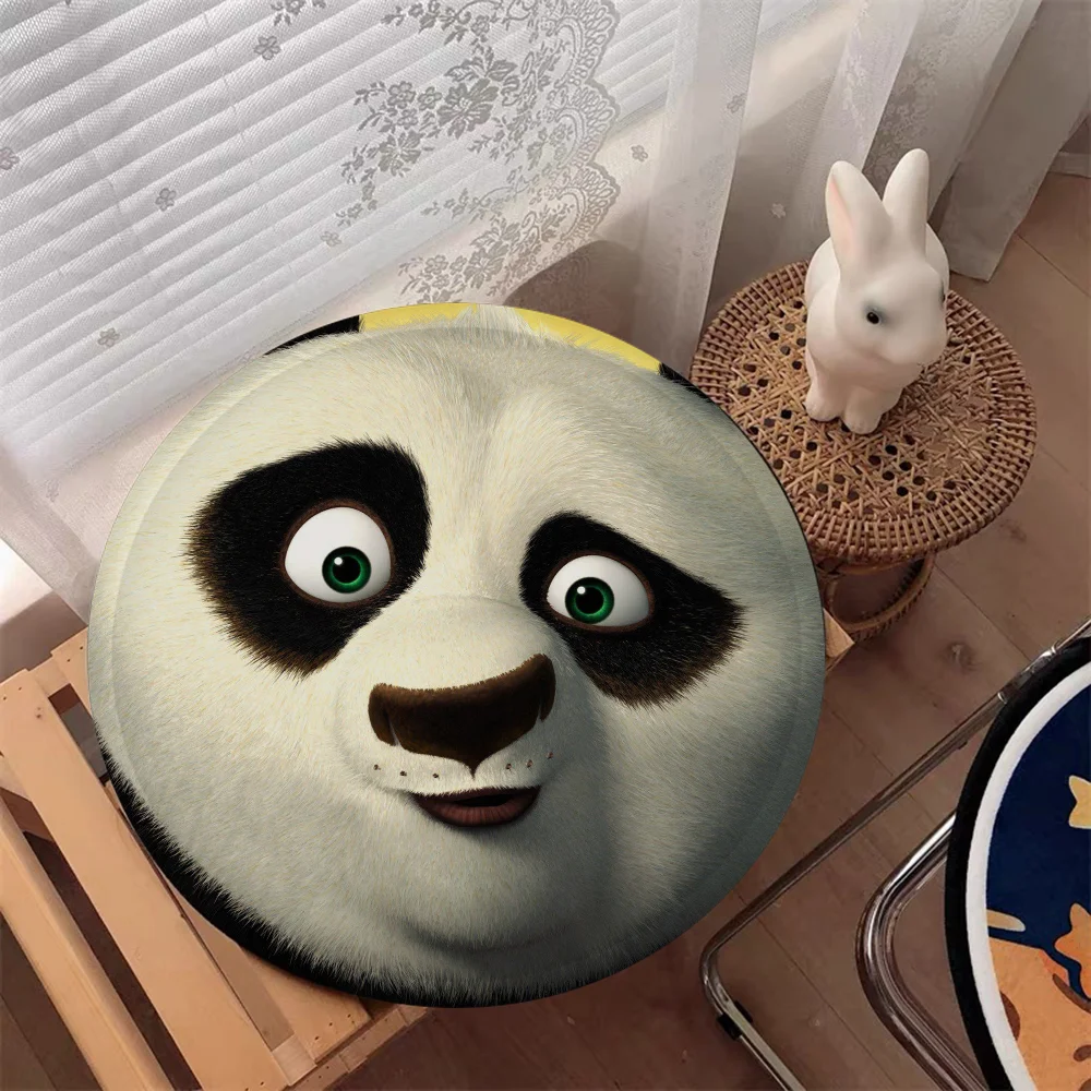 Movie K-Kung Fu Panda  Cushion Mat Round Chair Mat Soft Pad Seat Cushion For Dining Patio Home Office Indoor Outdoor Garden