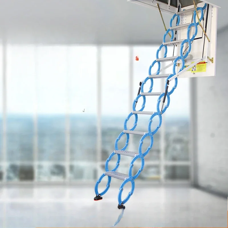 Elektrische Teleskopleiter Duplex-Klappleiter