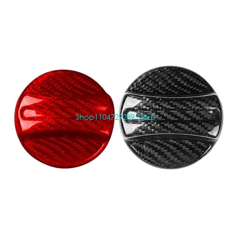 

D8KE Easy Carry Carbon Fiber Gas Cover Fuels Tanks Lid Car Spare Part for Vehicles