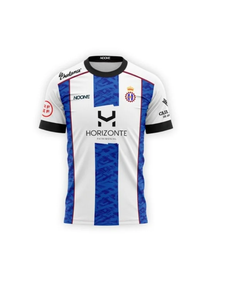 25/26 قمصان كرة القدم باللونين الأزرق والأصفر - ملابس كرة قدم عالية الجودة من Sponsor مصممة عبر المشجعين