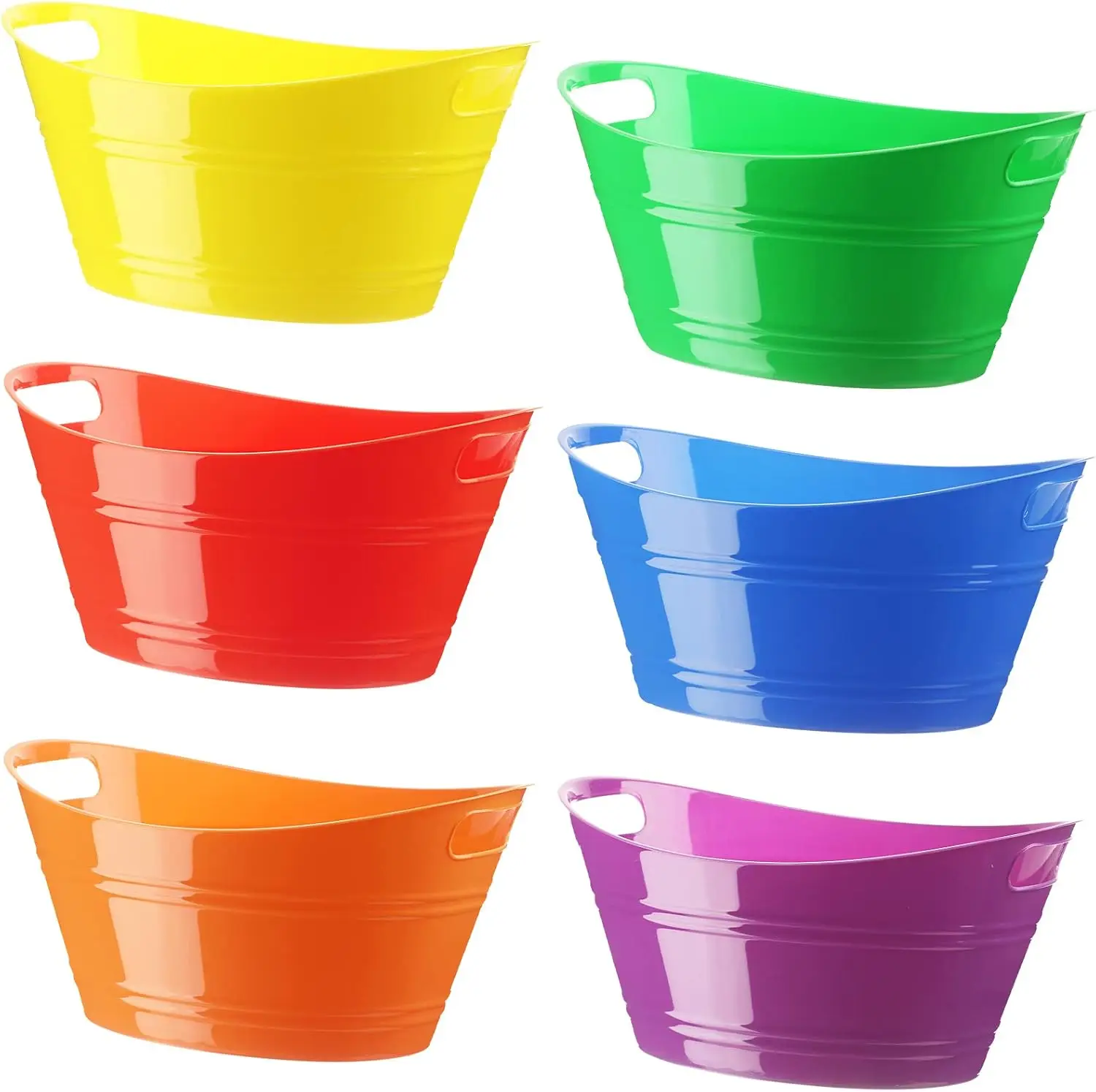 6 Pcs Ice Buckets B…