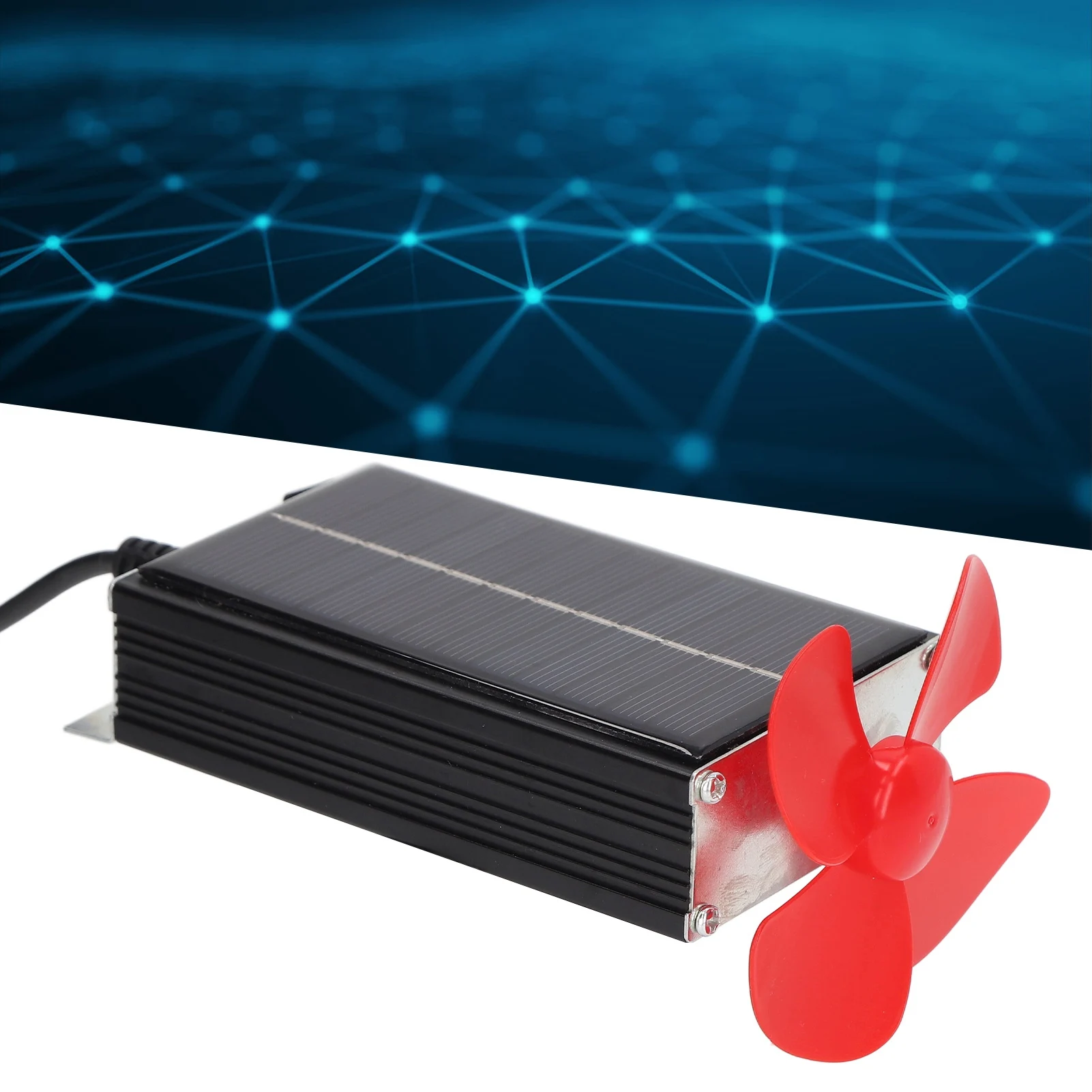 Electric Vehicle Rang Electric Vehicle Range Battery Car Solar Wind Power Extender Generator with Fans 12‑125V