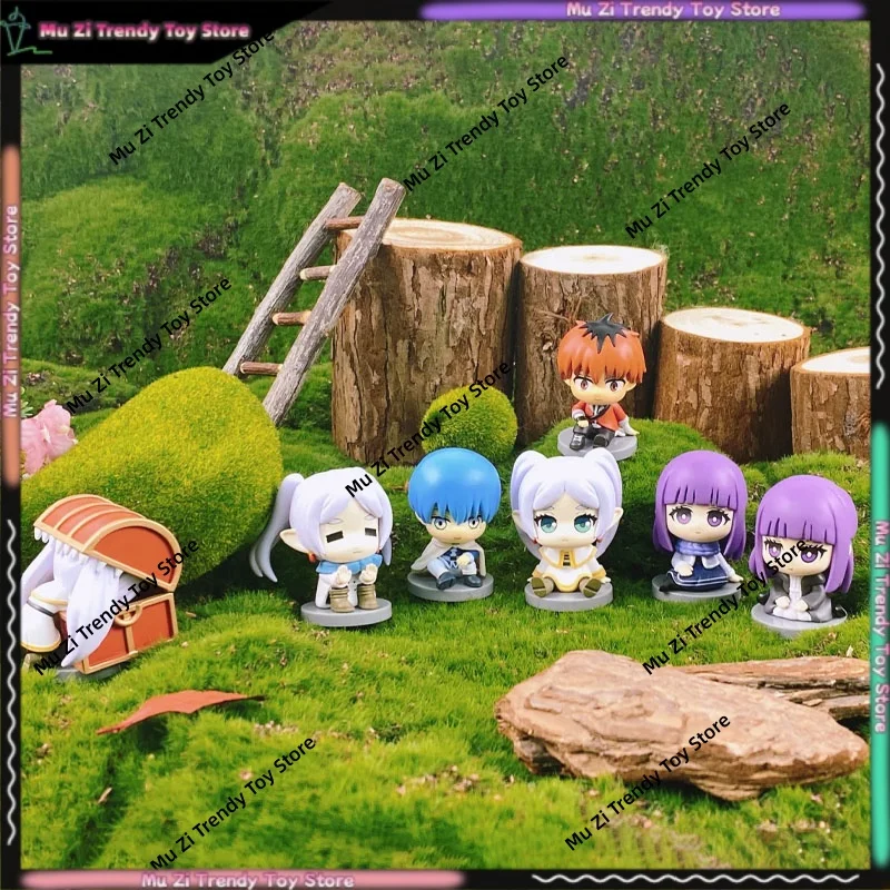 

In Stock Genuine EAKI Frieren: Beyond Journey's End Sitting Series Blind Box Anime Figure Fern Himmel Stark Doll Figure Gift