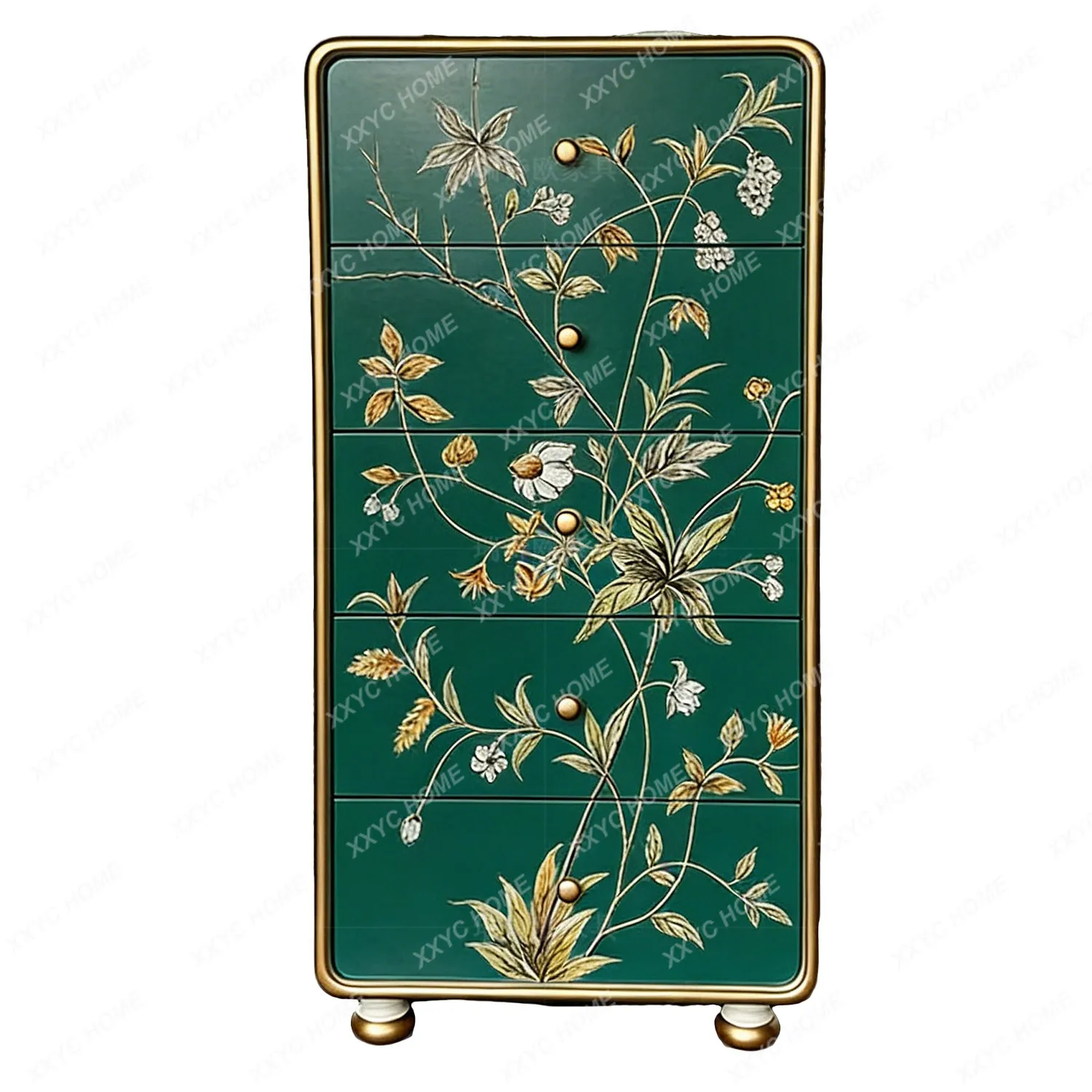 

light luxury chest of drawers Art Decorative door cabinet Living room painted locker