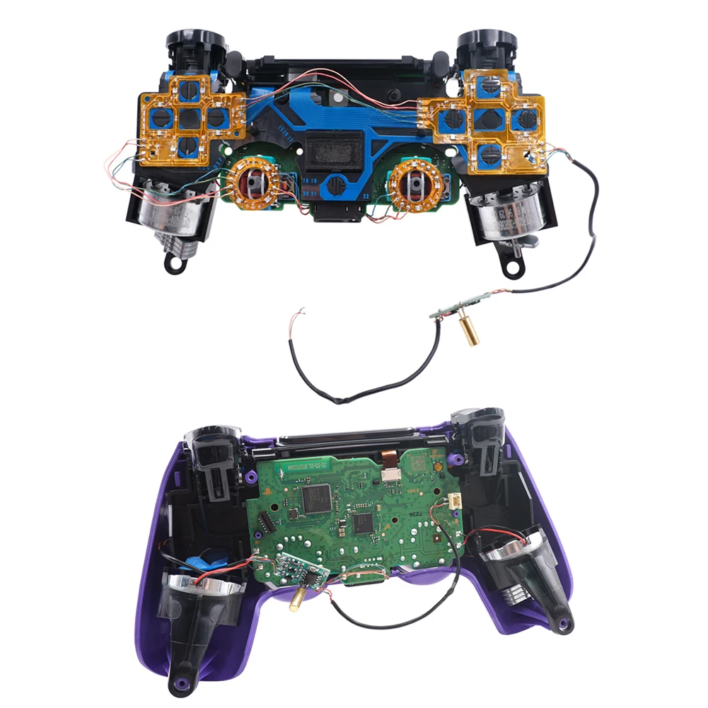 متعدد الألوان D-Pad Thumstick Face Button DTF LED Kit 6 ألوان لوحدة تحكم PS4