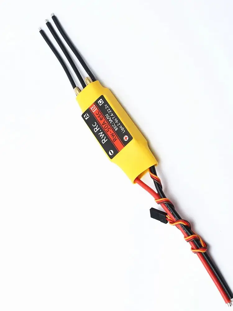 Waterdichte Borstelloze RW.RC 30A 50A 80A 125A 200A ESC Speed Controller 2-6S Lipo 5 V/5A BEC Met UBEC voor RC Boot Schip Model Onderdelen - afbeelding 2