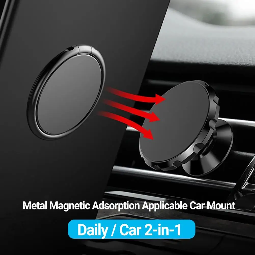 Finger Ring Phone Holder Strong Suction Finger Ring Phone Rack Adjustable Universal Magnetic Finger Ring Phone Stand Grip
