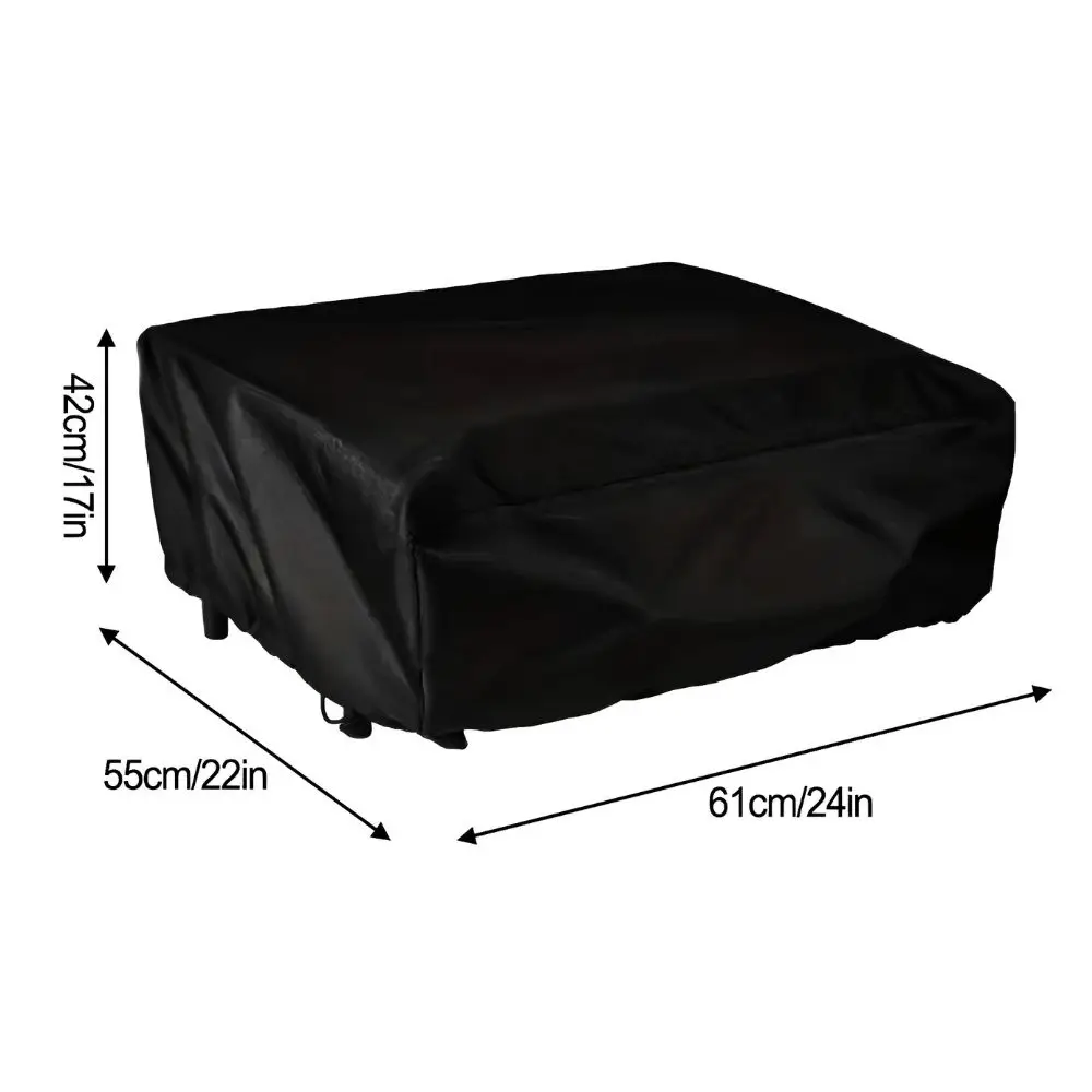 1pc 17 Inch Tabletop Griddle Grill Cover with Adjustable Drawstring for Tabletop Grills, UV Resistant YMY
