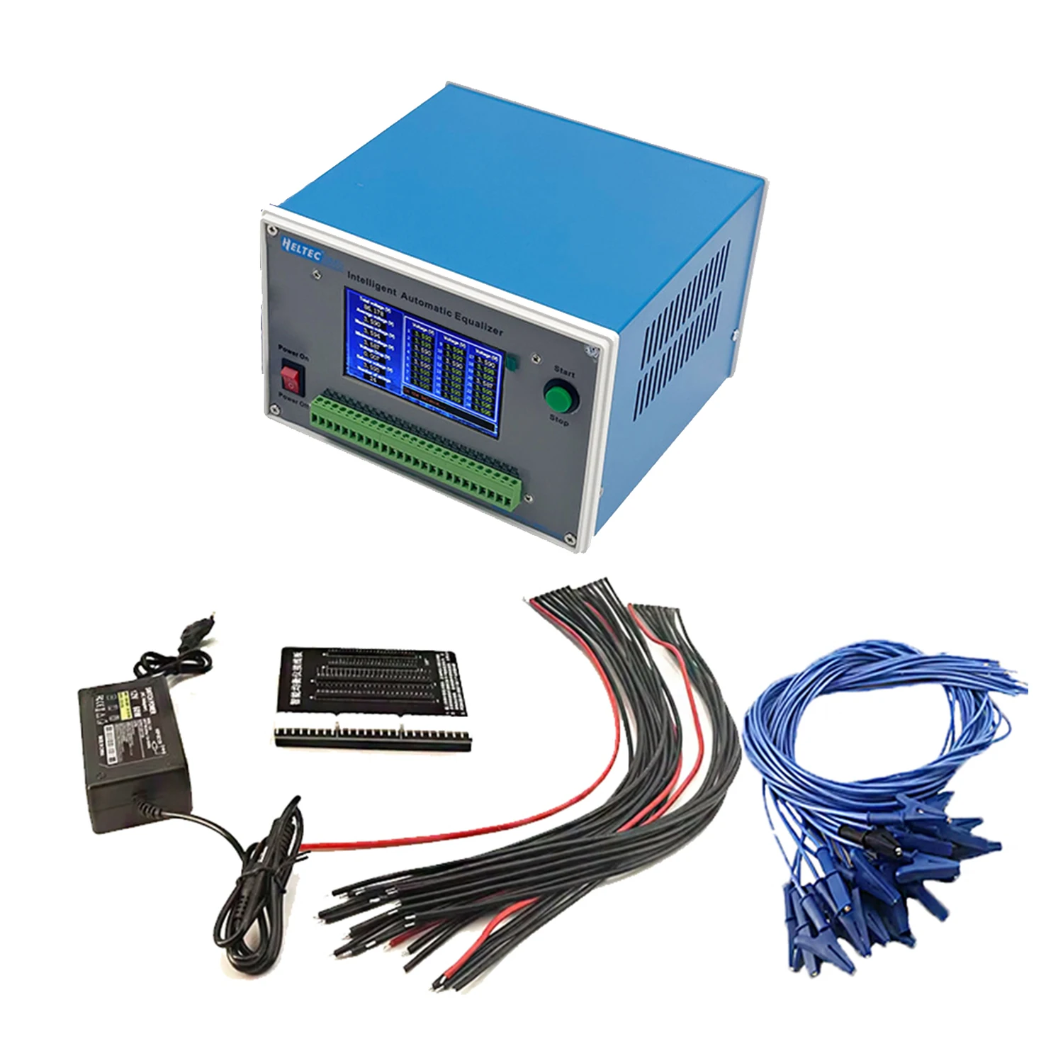 Equilibrador de descarga/ecualizador automático inteligente 2 ~ 24S 3A 4A para mantenimiento/reparación de balanceador de batería Lipo/Lifepo4/LTO 1,5-4,5 V