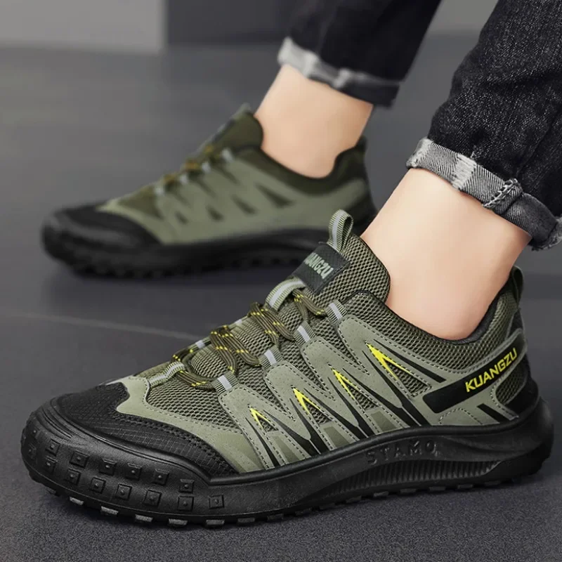 Shoes for Men 2023 New Fashion Casual Shoes Breathable and Comfortable Sports Outdoor Hiking Wearresistant Men\'s Walking Shoes