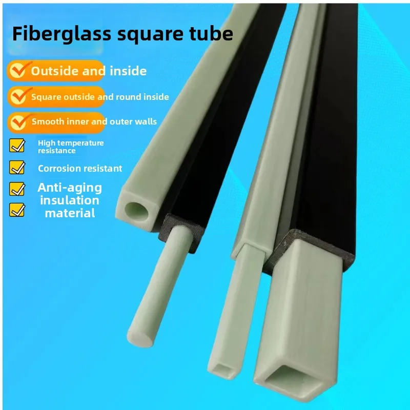 

6PCS Carbon Fiber Square Tube 3-60MM Carbon Fiber Outer Square Inner Square Tube 500mm